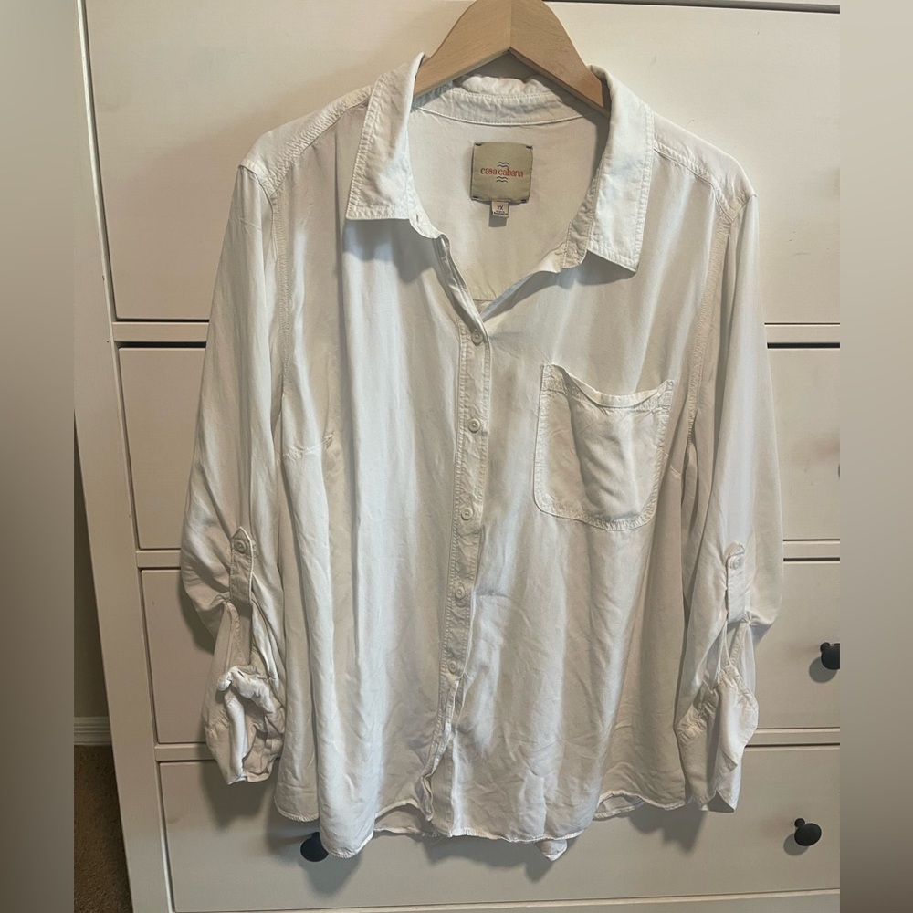 White Cotton Layering Top